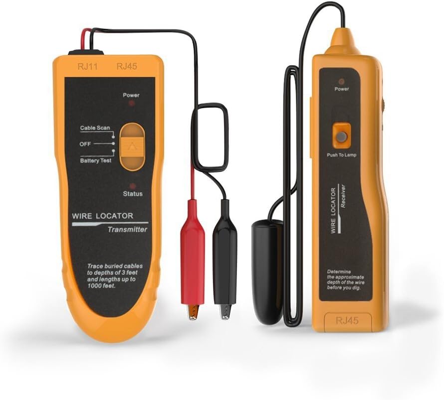 NF816 Underground Cable Wire Locator Tracker Network Cable Tester Lan with Earphone