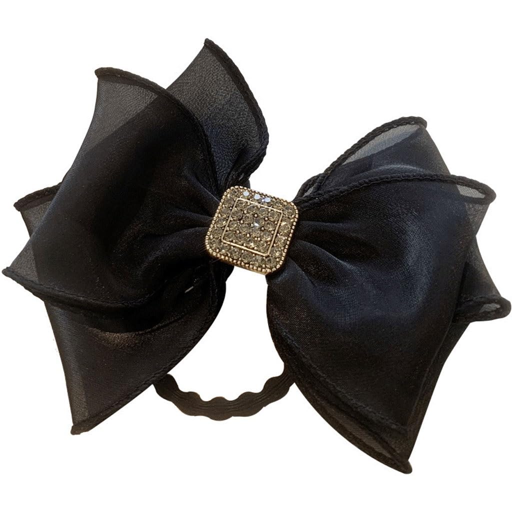 Corde de tête attachée à nœud en diamant pour sublimer vos coiffures du quotidien au bureau