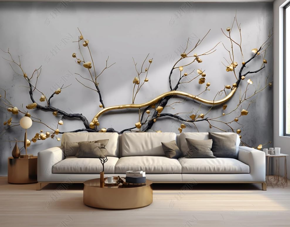 Papier peint intissé abstraction créative pose facile poster mural 200x140