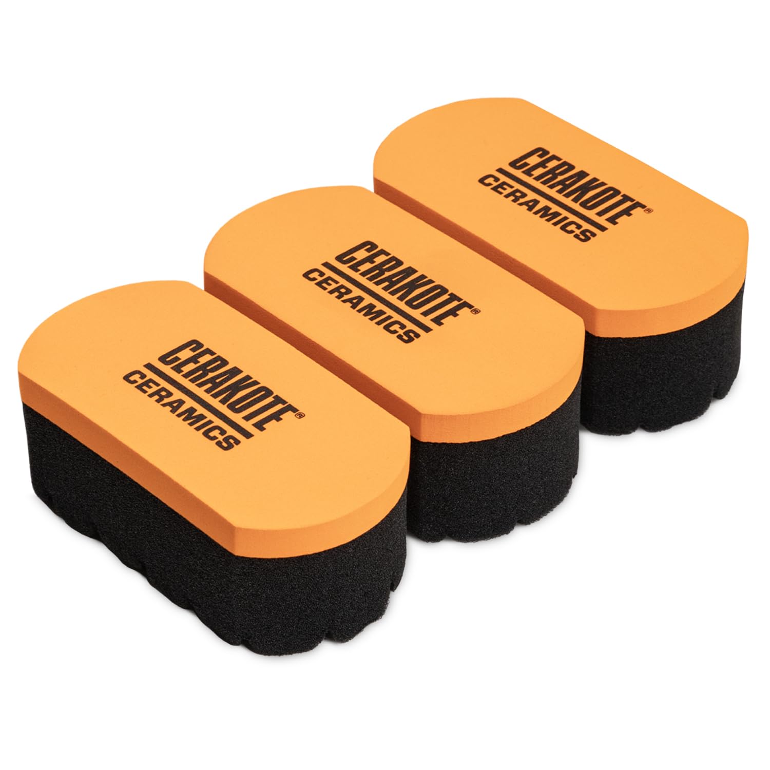 CERAKOTE Foam Applicator Pad (Pack of 3) - Durable Foam Material - Textured Application Surface for Automotive Tire Coatings