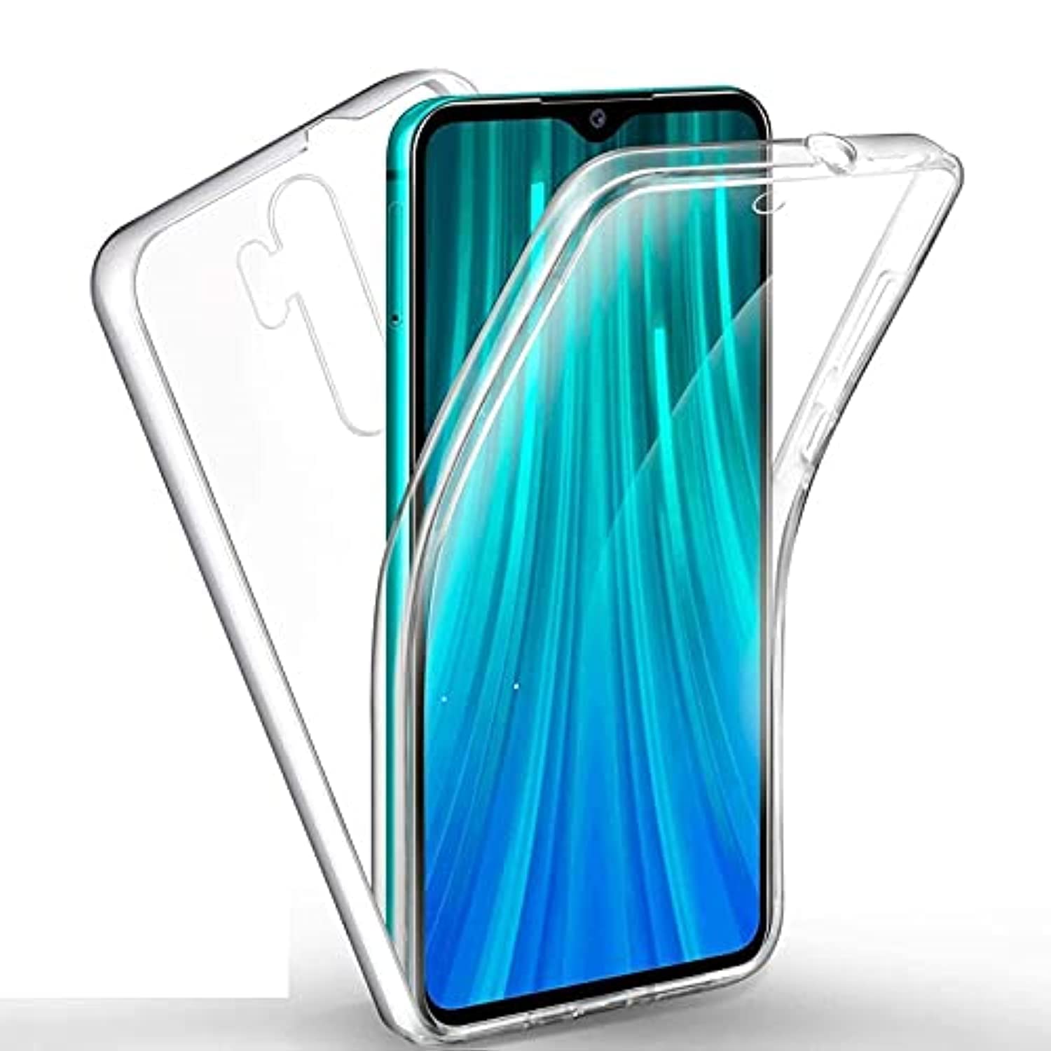 Cover per Xiaomi Redmi 9T, Custodia 2In1 Dual Layer Ibrida [360°] Full