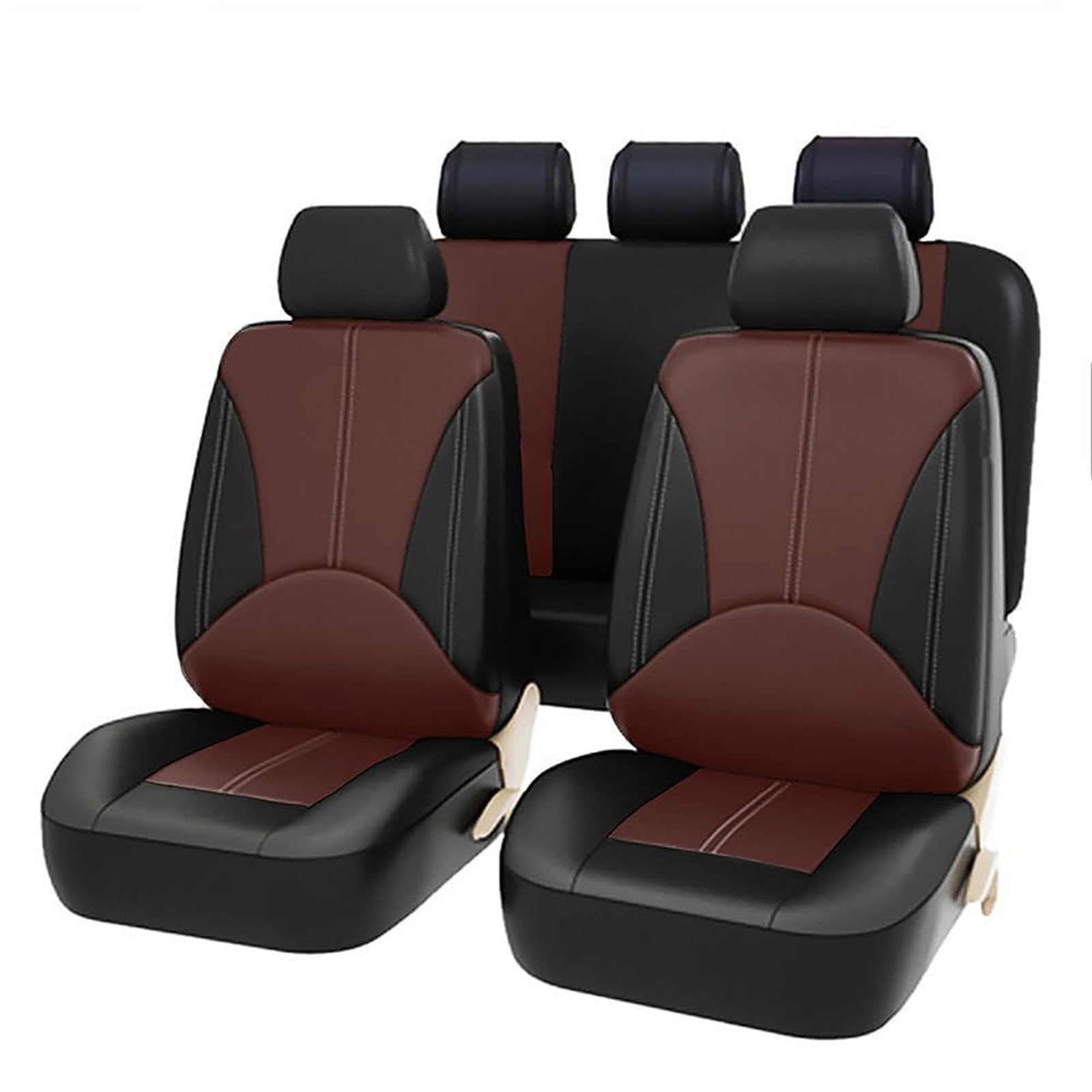 Fundas Asientos Coche, para Opel Zafira C Tourer (P12) 2011-2025 Protector Asiento Coche Cuero, Suave Transpirable Impermeable, Cobertura Total Duraderas,C