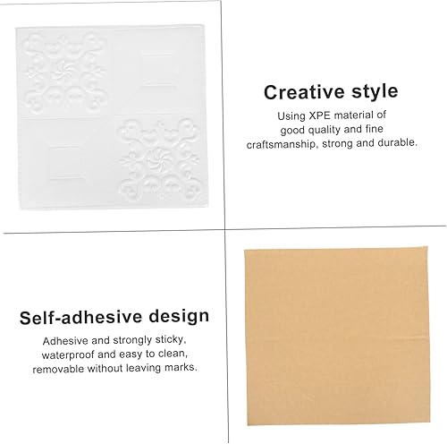 Miniatura 6 de 30 piezas de calcomanías de pared para decoración de pared, autoadhesivas, apliques, adornos de pared de espuma, calcomanías de pared de imitación