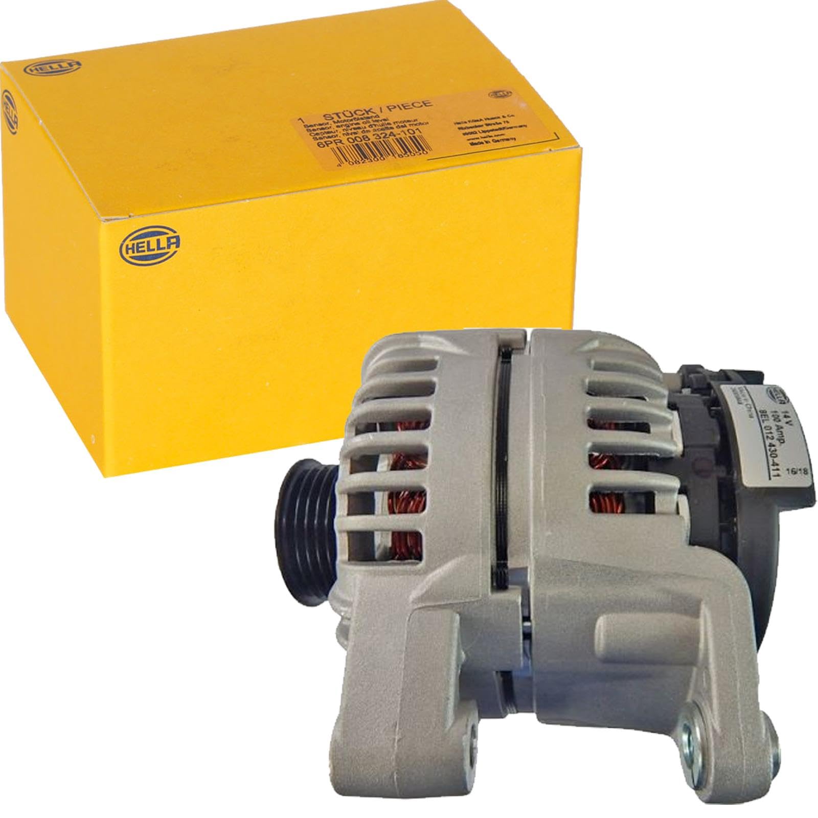 HELLA 8EL 012 430-411 Generator/Lichtmaschine - 14V - 100A