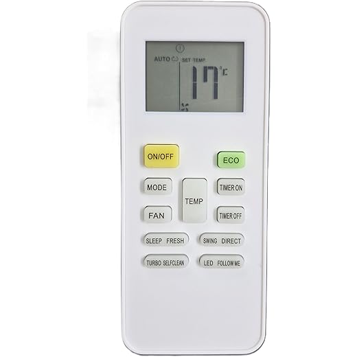 LUCRE All AC Remote Compatible for Lloyd Ac 1 15 2 Ton 3 St