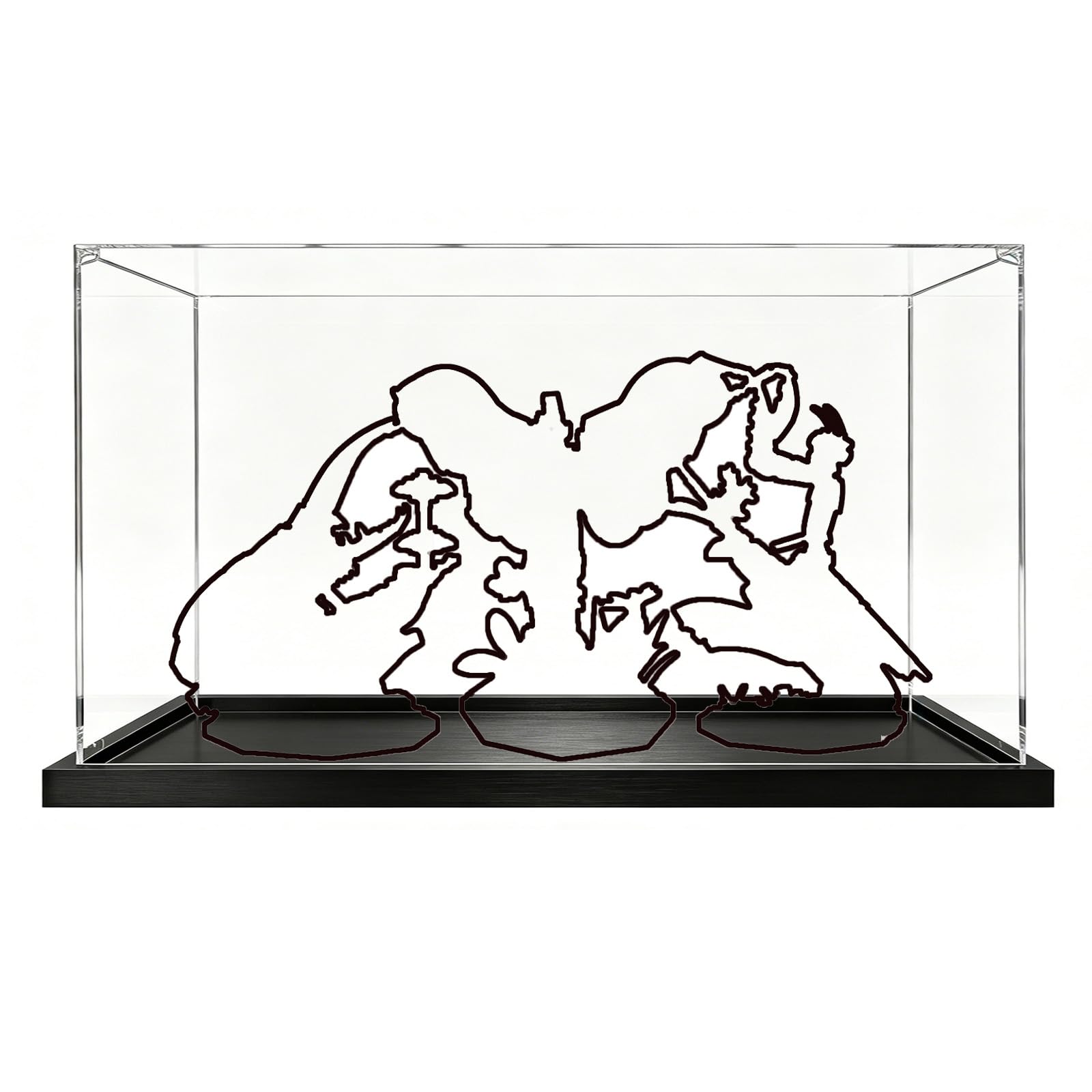 Clear Acrylic Display Case for Lego 21342 Insect Series (2mm)