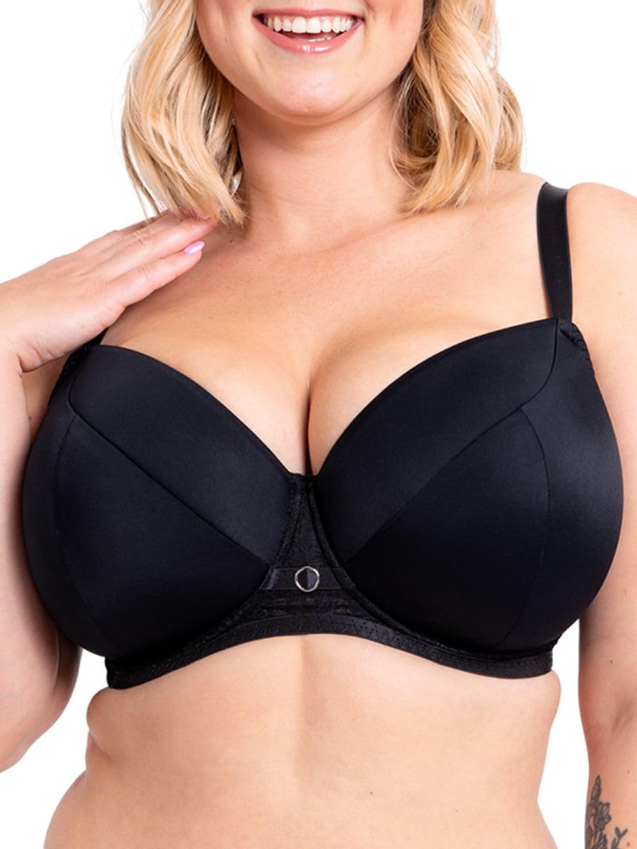 Curvy Kate Daze Padded T-Shirt Balcony Bra Black 30E