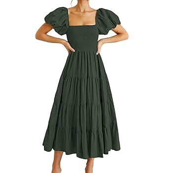 新品♡ MEDI OFF SHOULDER PUFF SLEEVE DRESS Buy Multi Bright Puff Sleeve Off Shoulder Midi Dress from
