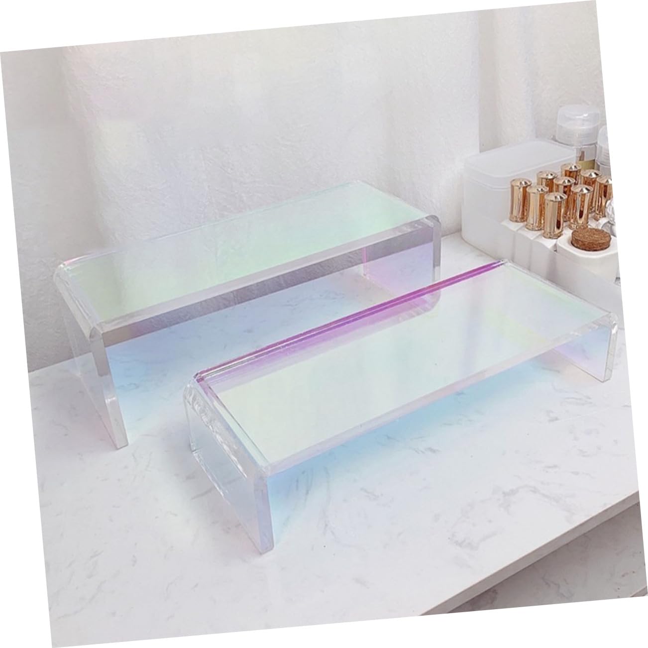Cuscino Poggiamani Manicure Ispessito Acrilico, Supporto | Uso Domestico e Lavoro Manicure, Portatile Salvaspazio, per Nail Art e Unghie delle Mani