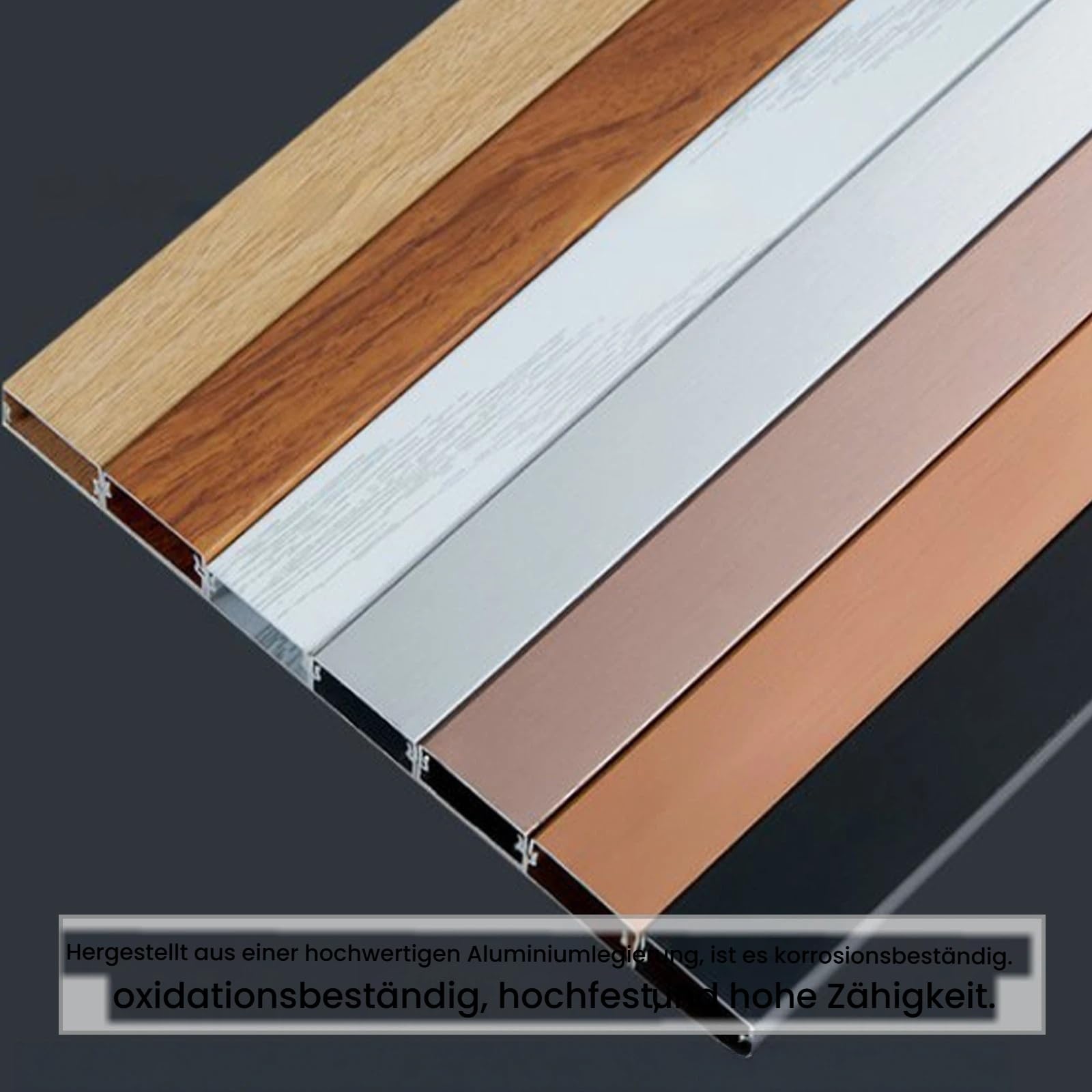Aluminium Kabelkanal 20–40 Mm Breite Modulare Kabelverkleidung, 100 cm* 3 Stück Kabelabdeckung Für Boden Kabelmanagement Und Kabelschutz Für Sichere Kabelführung(Silver,40 * 20mm)