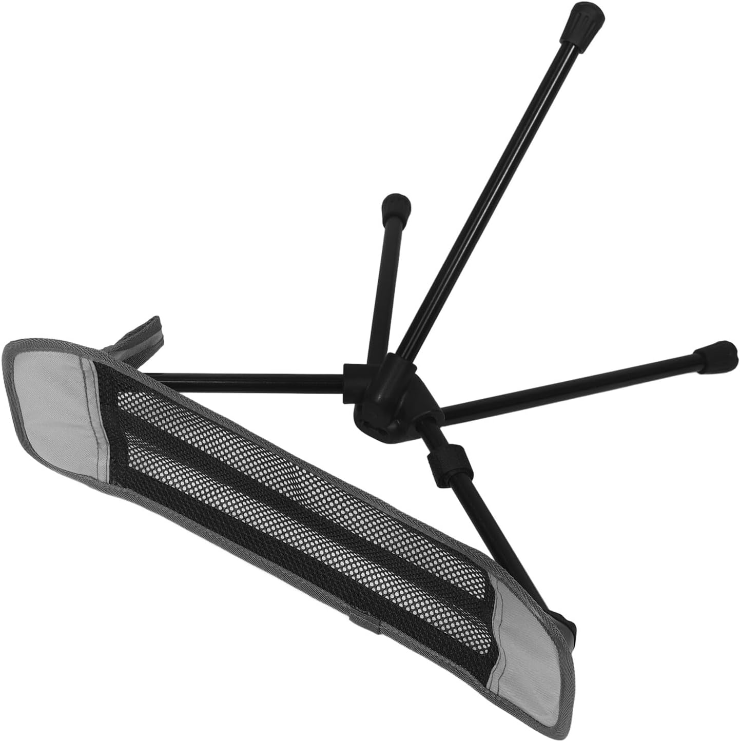 NOLITOY Ultralight Folding Camping Footrest Stool Portable Foldable Outdoor Fishing Seat Gray for Hiking Picnic and Travel