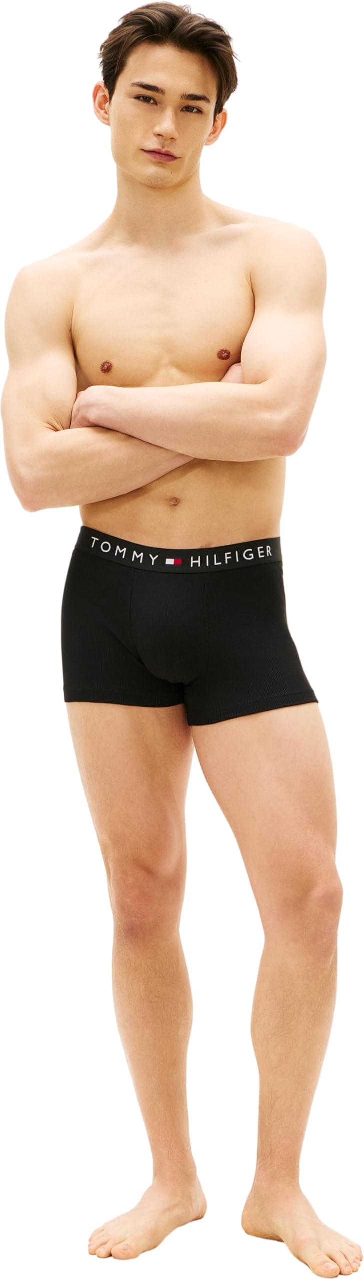 Tommy Hilfiger 3p Rib Trunk Um0um03884 Baule Uomo (Pacco da 3)