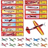 XULEGGNK Styropor Flieger Für Kinder, 12 Stück Flugzeug Styropor Kinder, Wurfgleiter Styroporflieger, Styroporflieger Kinder, Styropor Flugzeug Kinder, Flieger Styropor Kinder