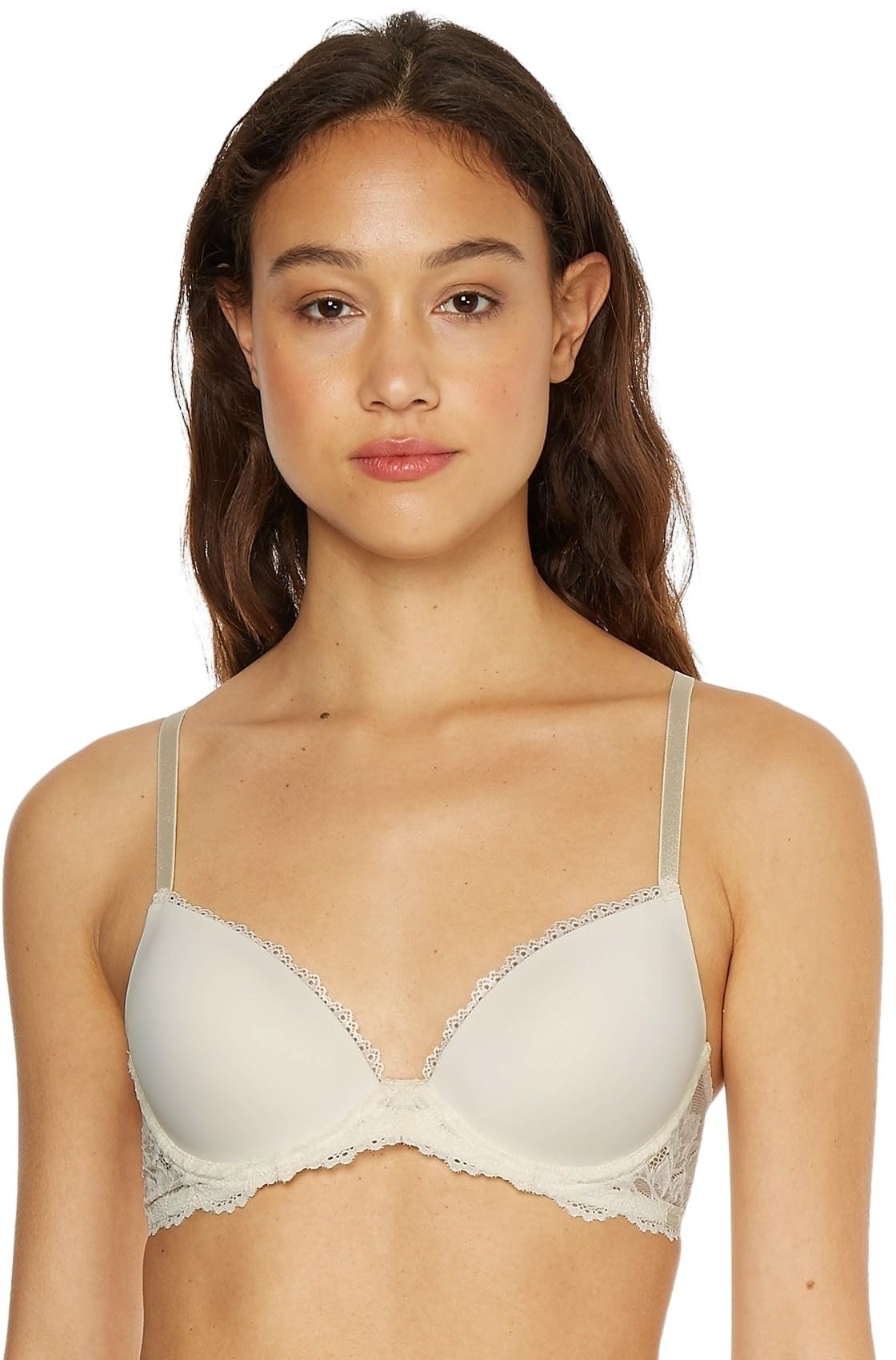 Calvin Klein Damen Push-Up BH Lift Demi mit Bügel, Elfenbein (Ivory), 90C