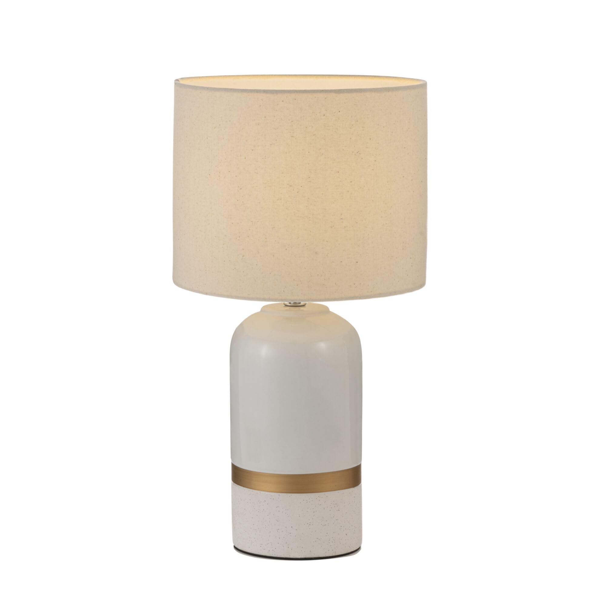 Pauleen Paulmann 48318 Tischleuchte Glowing Soul E14 max. 20W Creme Stoff, Keramik Nachttischleuchte