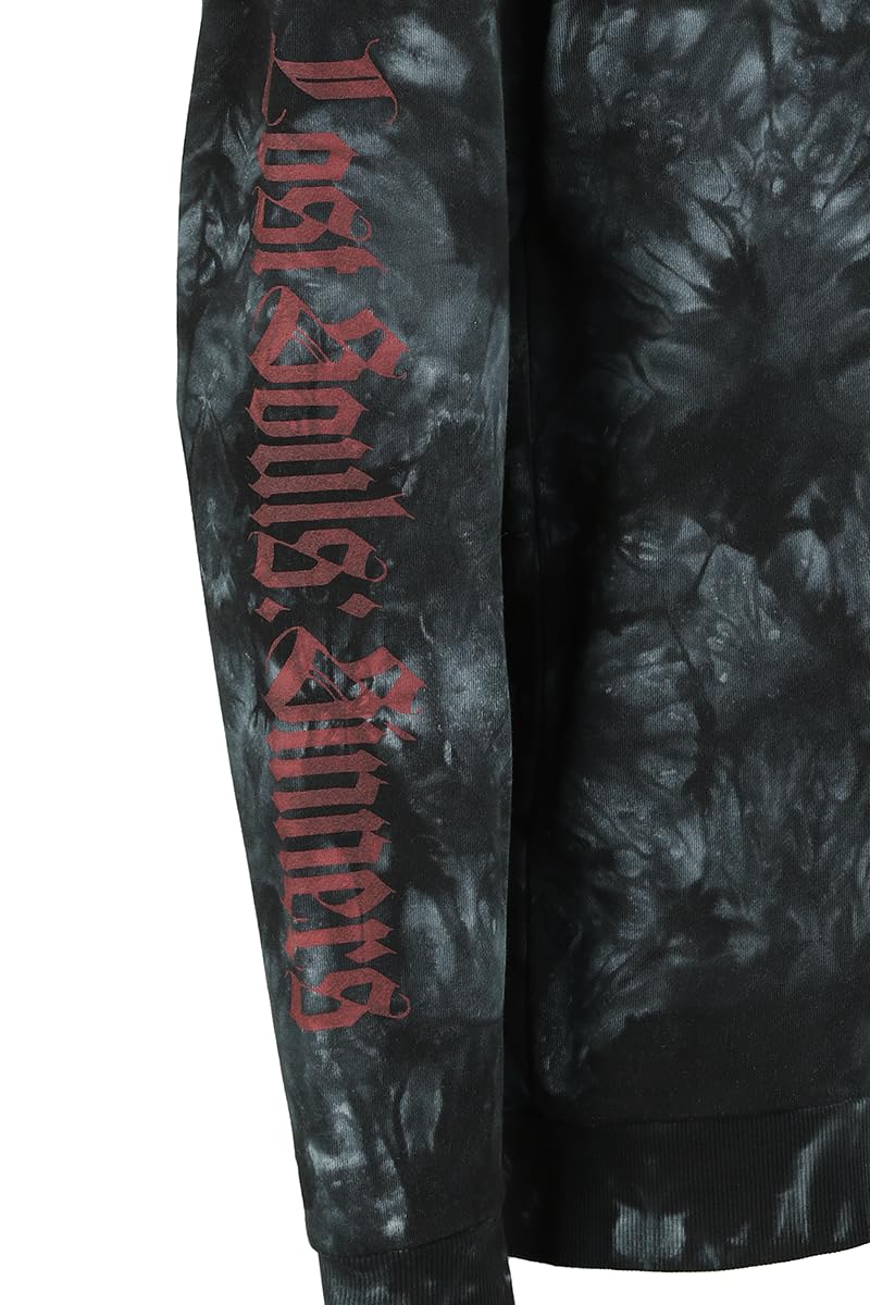 Rock Rebel by EMP Herren graues Sweatshirt im Batik-Look