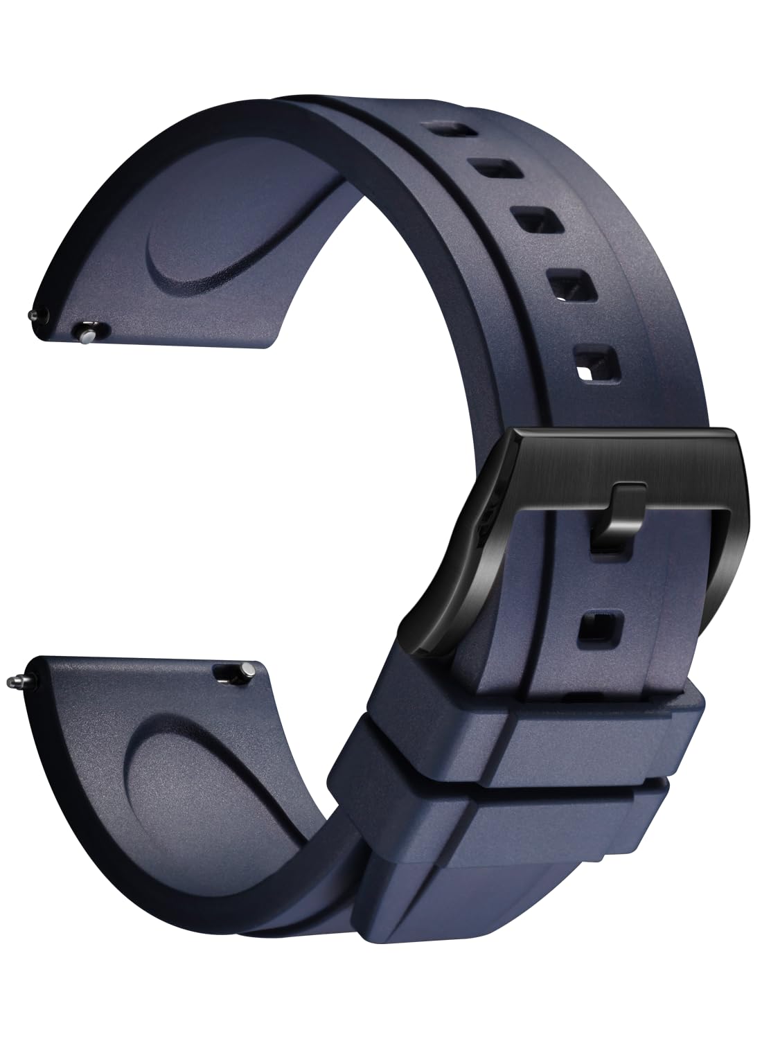 REZERO Cinturini Rilascio Rapido per Orologi in Gomma FKM, Cinghie di Ricambio per Orologio, Fasce Impermeabili per Orologio, Bracciale Spesso e Leggero, per Uomo, Donna 19/20/21/22/23/24mm