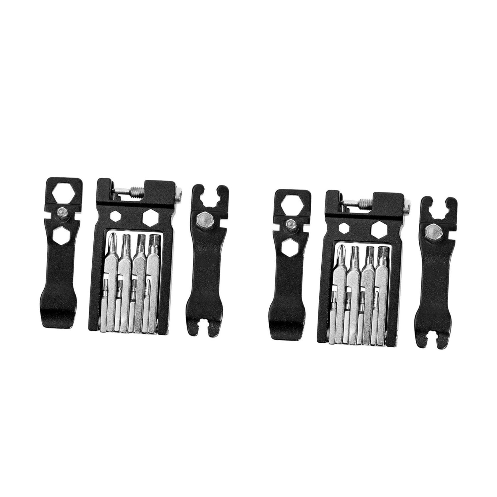 2 Pezzi Strumento Riparazione Bici Multi in Carbonio Design Kit Manutenzione Portatile per Altri Utensili e Facile Trasportare