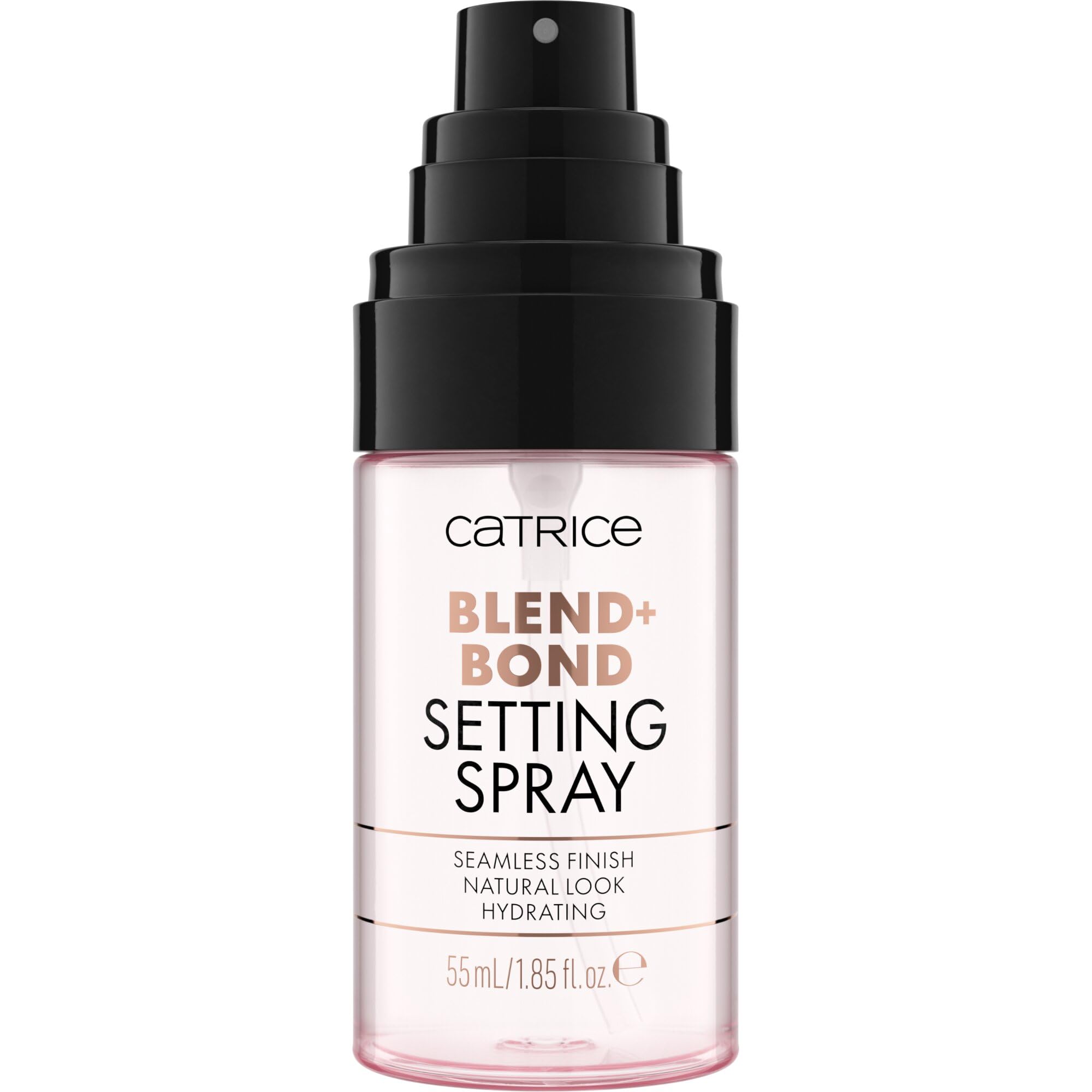 Catrice Blend + Bond Setting Spray, Fixierspray, Transparent, feuchtigkeitsspendend, grundierend, erfrischend, natürlich, vegan, ölfrei, ohne Parfüm, ohne Alkohol, 1er Pack (55ml)