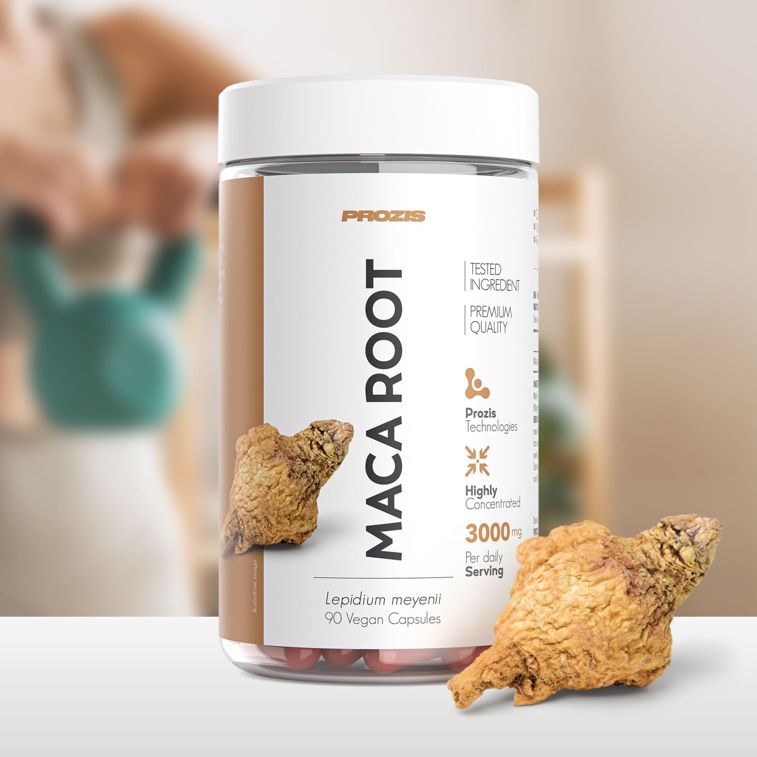 Maca Root 90 capsule - Maca aumento forza energia