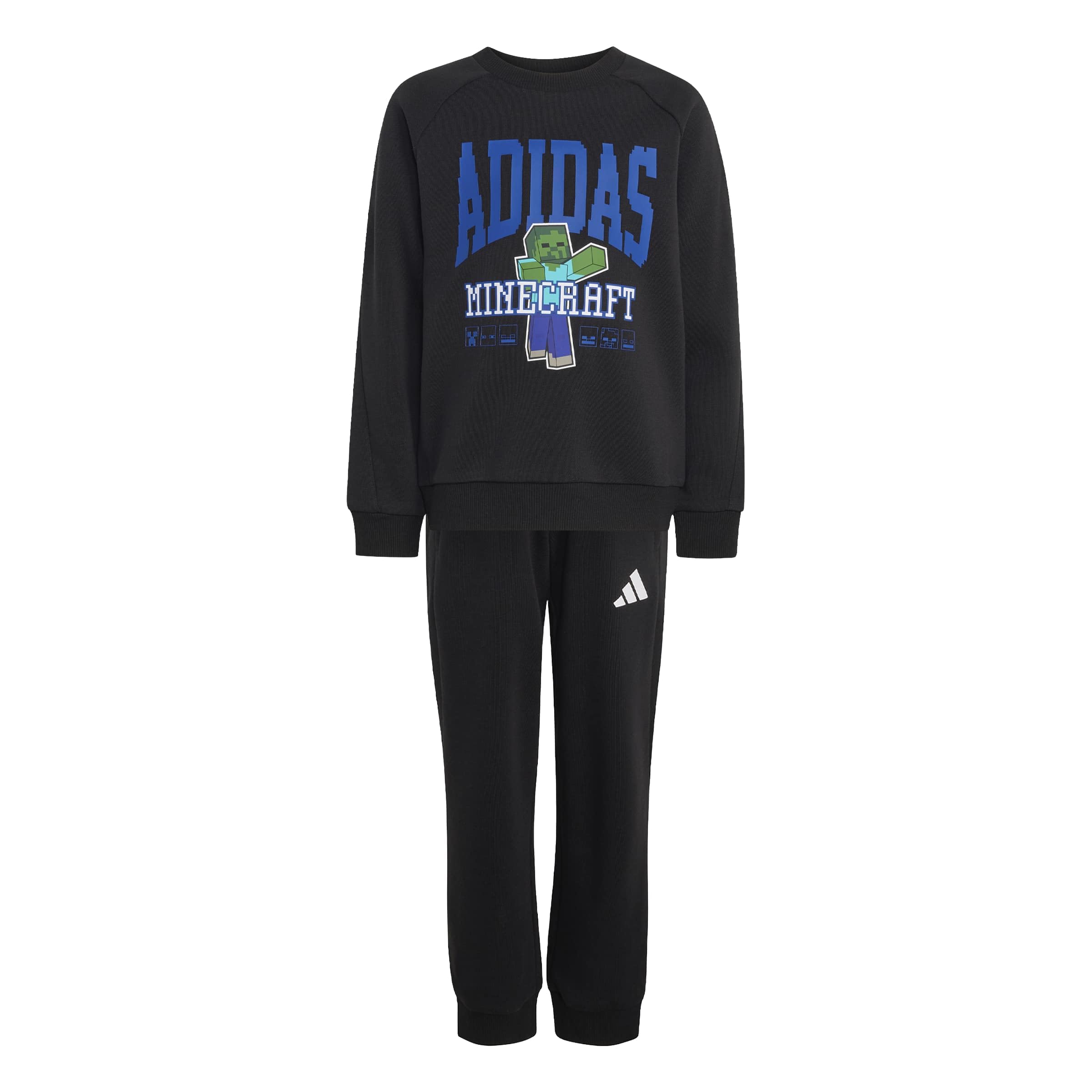 adidas Uniseks - dzieci Adidas Minecraft Jogger Set Track_Suit, black, 2-3 Years