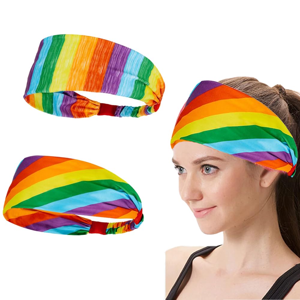 Regenbogen-Stirnbänder Für Pride Month: Bunte LGBTQ-Accessoires Für Paraden, Partys & Alltag