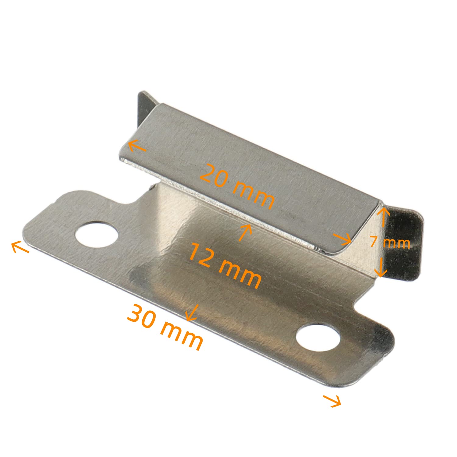 HUAERW 3D Printer Bed Clips Heat Bed Glass Clips Clamps for Fixed Glass Plates and Hotbeds. Compatible Ender 3 Ender 3 v2 Ender 3S Ender 3 Pro Ender 5 Pro CR-20 Pro CR-10S Pro Series (Pack of 8) - Image 3