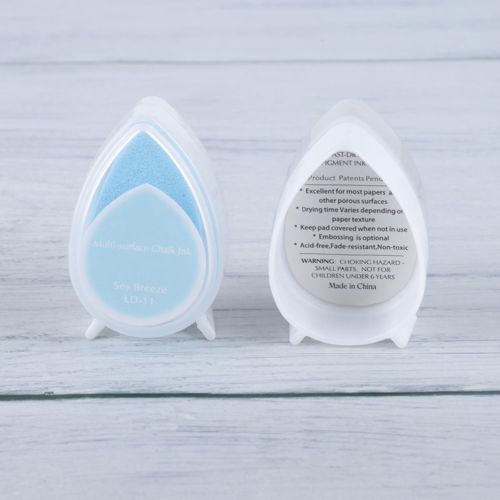 Timbri con Tampone per Inchiostro Artigianale, Materiali di Alta qualità, Multiuso per Scrapbooking e Progetti Fai da Te, 40 Colori