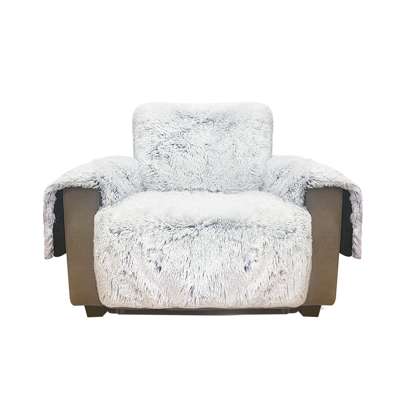 Snugglesinto Quilted Cover for Loveseat Sofa and Furniture,Easy-to-Install Water Resistant Slipcover,Advanced Non-Slip Furniture Protector for Kids,Dogs,Cats. Magic Gray