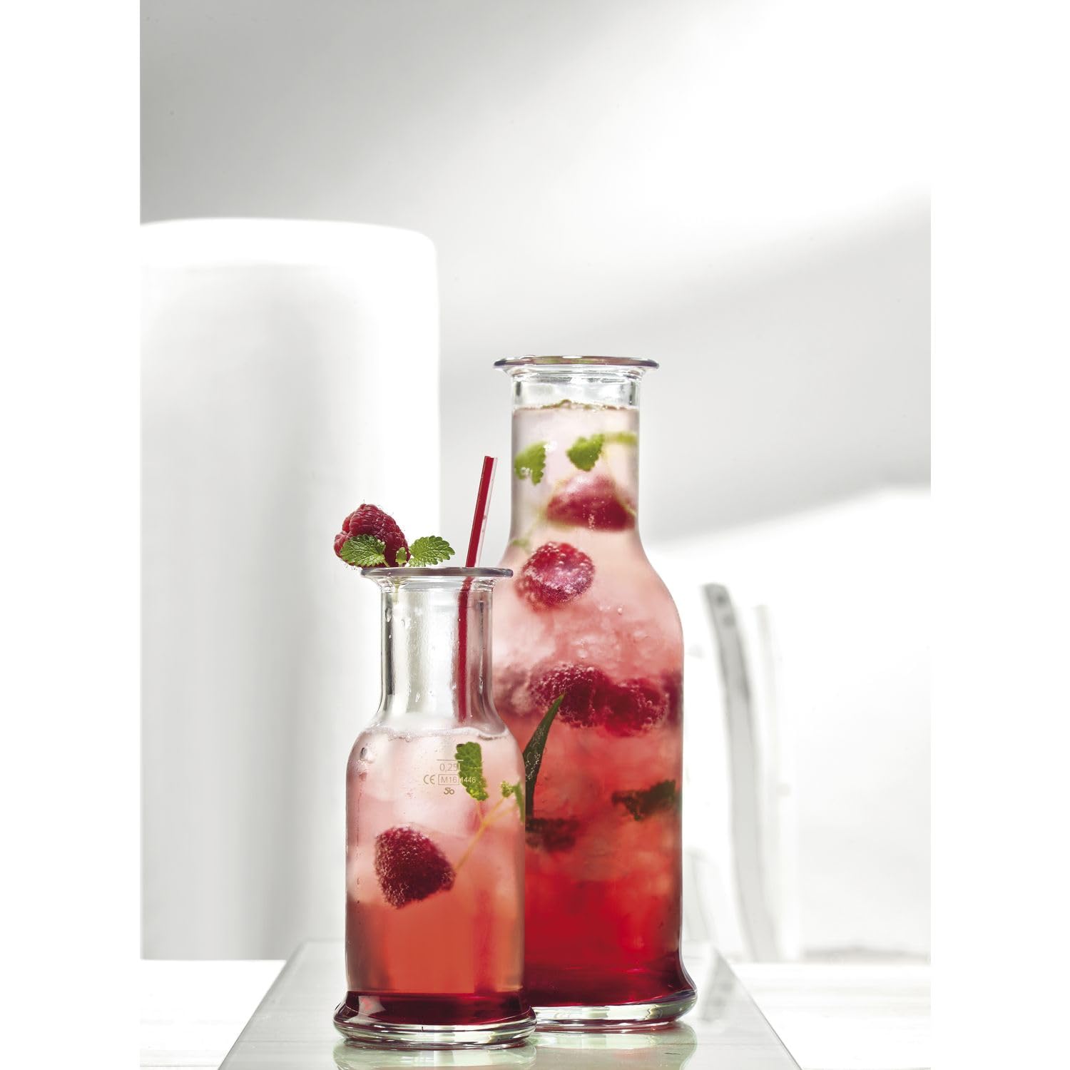 »Purity« Karaffe, Inhalt: 0,25 Liter, /-/ 0,25 Liter, Höhe: 176 mm, ø: 77 mm, 6 Stück