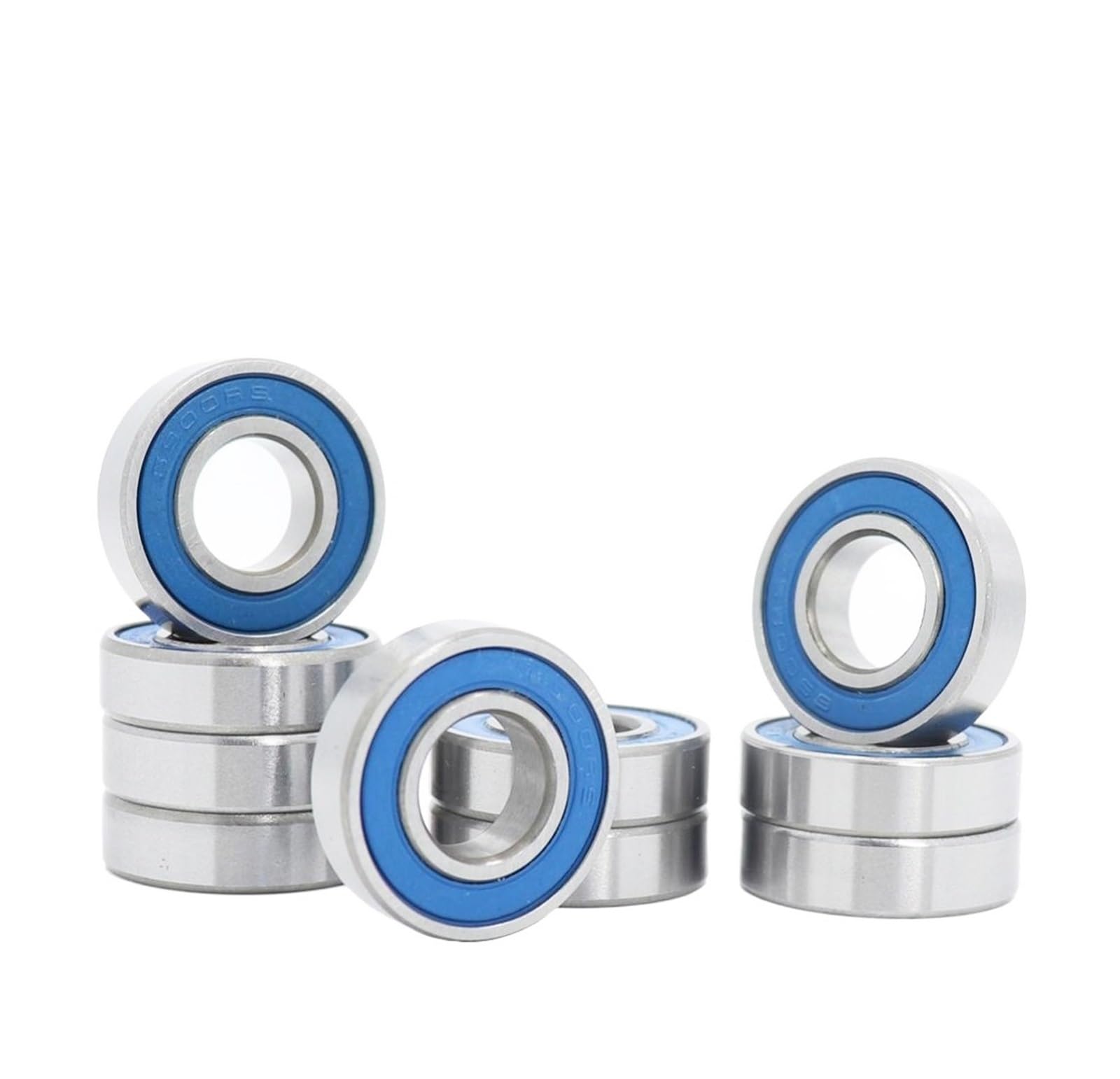 VSPPJYFG Bimetal Seal Shield Micro deep Groove Bearing 10pcs 6900-2RS 10x22x6mm ABEC-3 Ball Bearings Blue Sealed