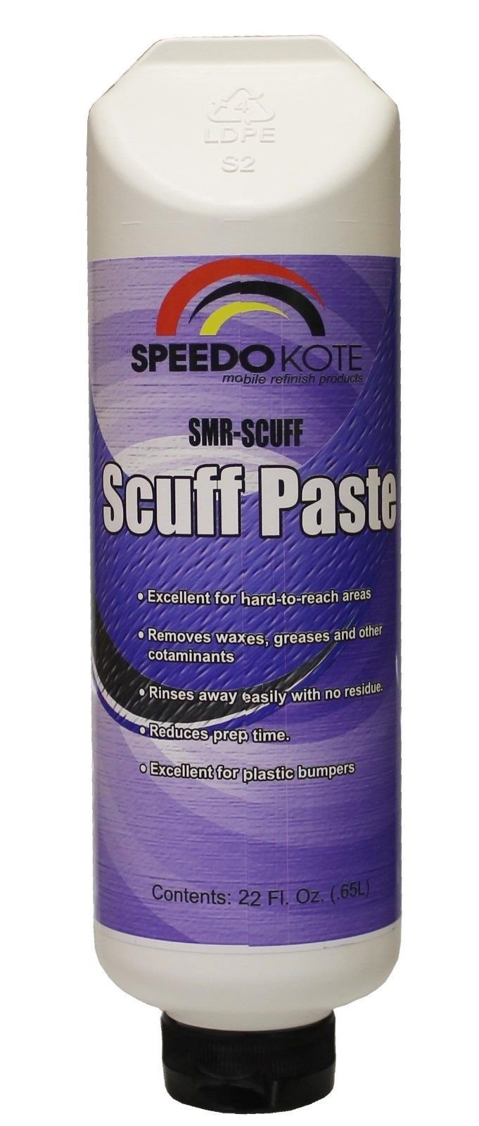Speedokote SMR-SCUFF Automotive Scuff Paste Paint Preparation Abrasive & Cleaner, 22 oz.