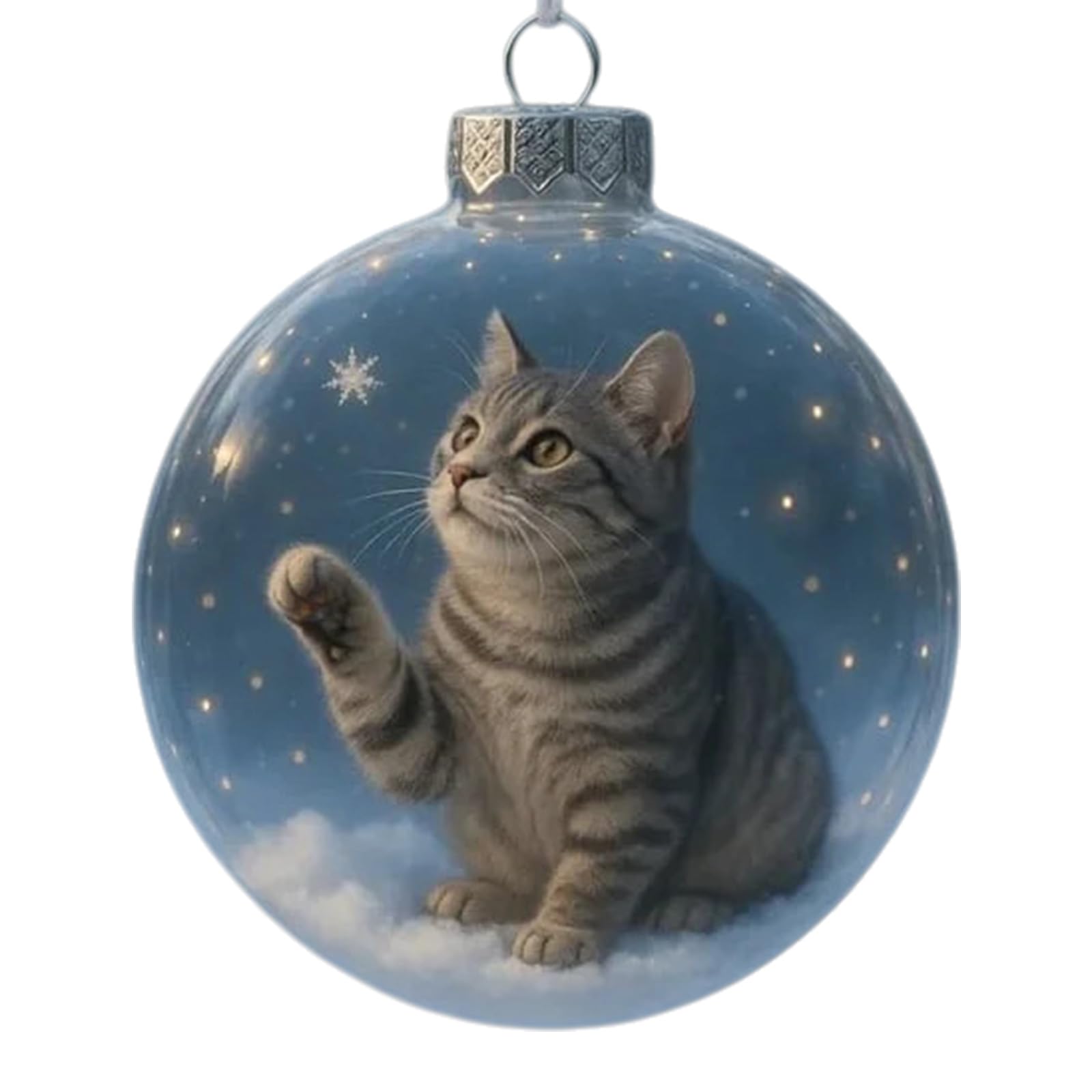 Handcrafted Animal Figurine Holiday Ornament – Christmas Tree Decor, Festive and Room Accent Animal Ornament Hanging Craft
