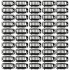 50 Pcs Hair Extension Clips 32mm 9-teeth Wig Clips for Hair Extensions & Hairpieces (Black)