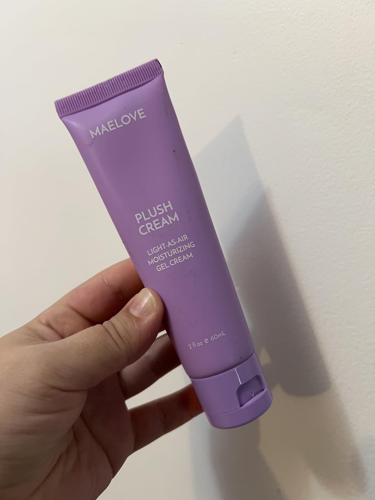 MAELOVE Plush Cream Light-as-Air Gel Moisturizer, Hydrating with Squalane and Hyaluronic Acid, For Sensitive Skin, Made in USA