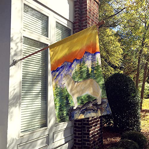 Drapeau Husky Sibérien grand format pour extérieur résistant aux intempéries