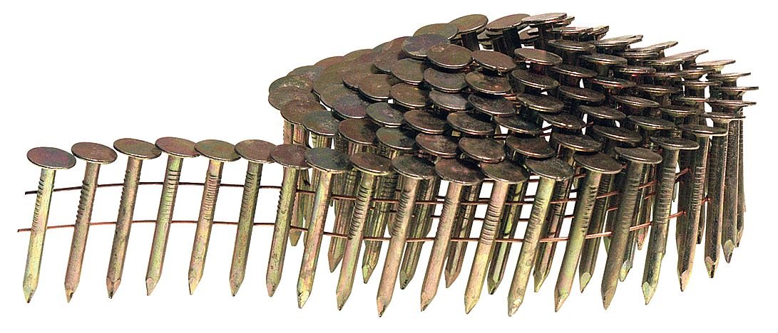 Clou hélicoïdal Senco EL19ASBH galvanisé pour fixation de charpente et bardage bois