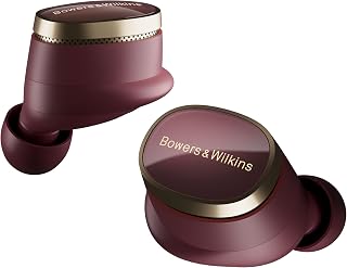 Bowers & Wilkins Pi8 In Ear Kopfhörer Bluetooth, Noise Cancelling - Weinrot