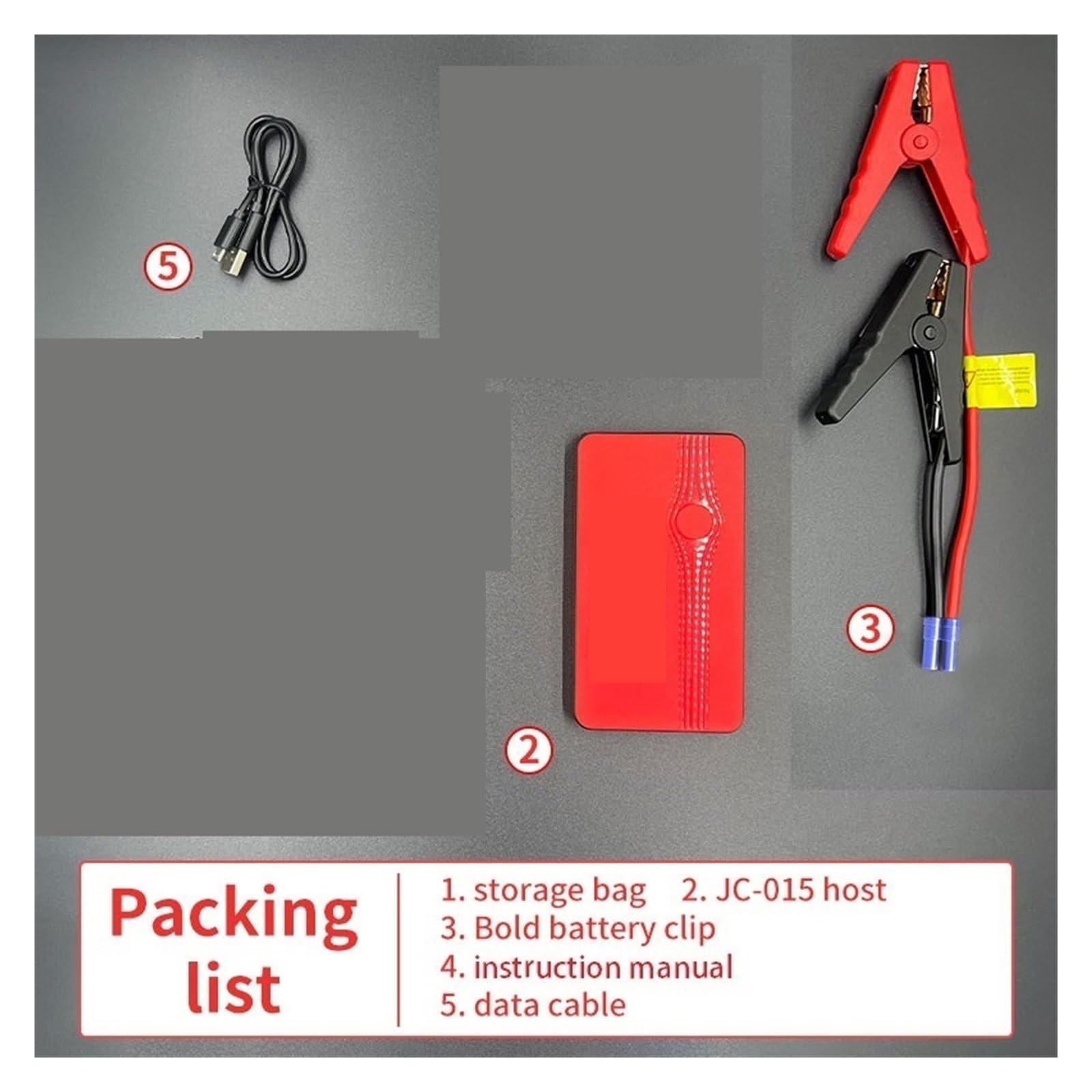 Avviatore di emergenza per auto, caricabatterie portatile da 10000 mAh, dispositivo di avviamento del motore a benzina e diesel, booster di emergenza con display digitale