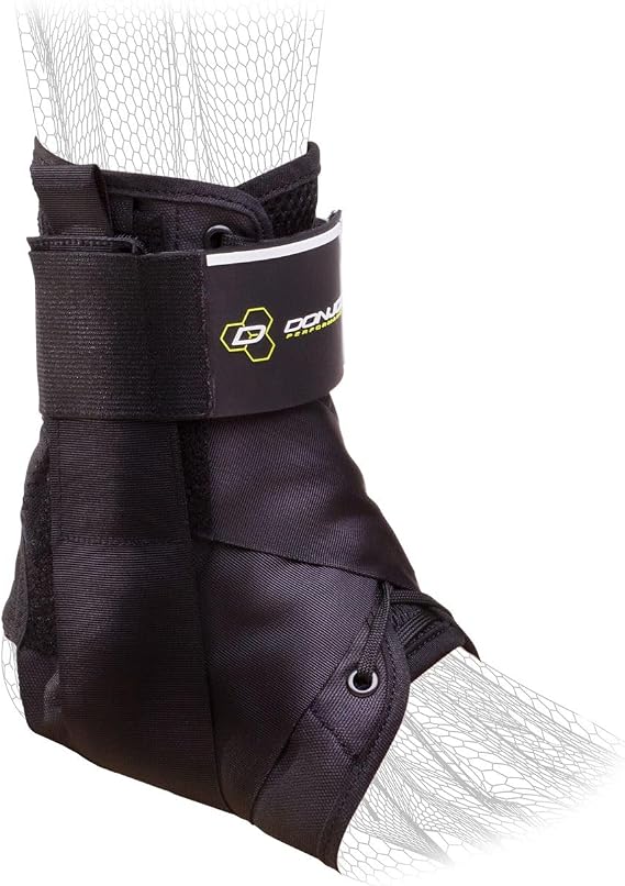 DonJoy Performance Bionic Speed-Wrap Ankle for Medial/Lateral Ligament Protection - No-Hassle Lace System with Compression & Stability for Athletes and Active Users, X-Large