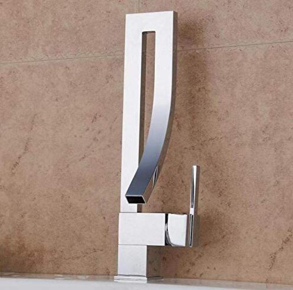 SH-CHEN Basin Faucet Taps Faucet Copper Basin Faucet Hot and Cold Dual-Use U-Shaped Faucet Bathroom Taps Bathroom Taps Taps for Bathroom