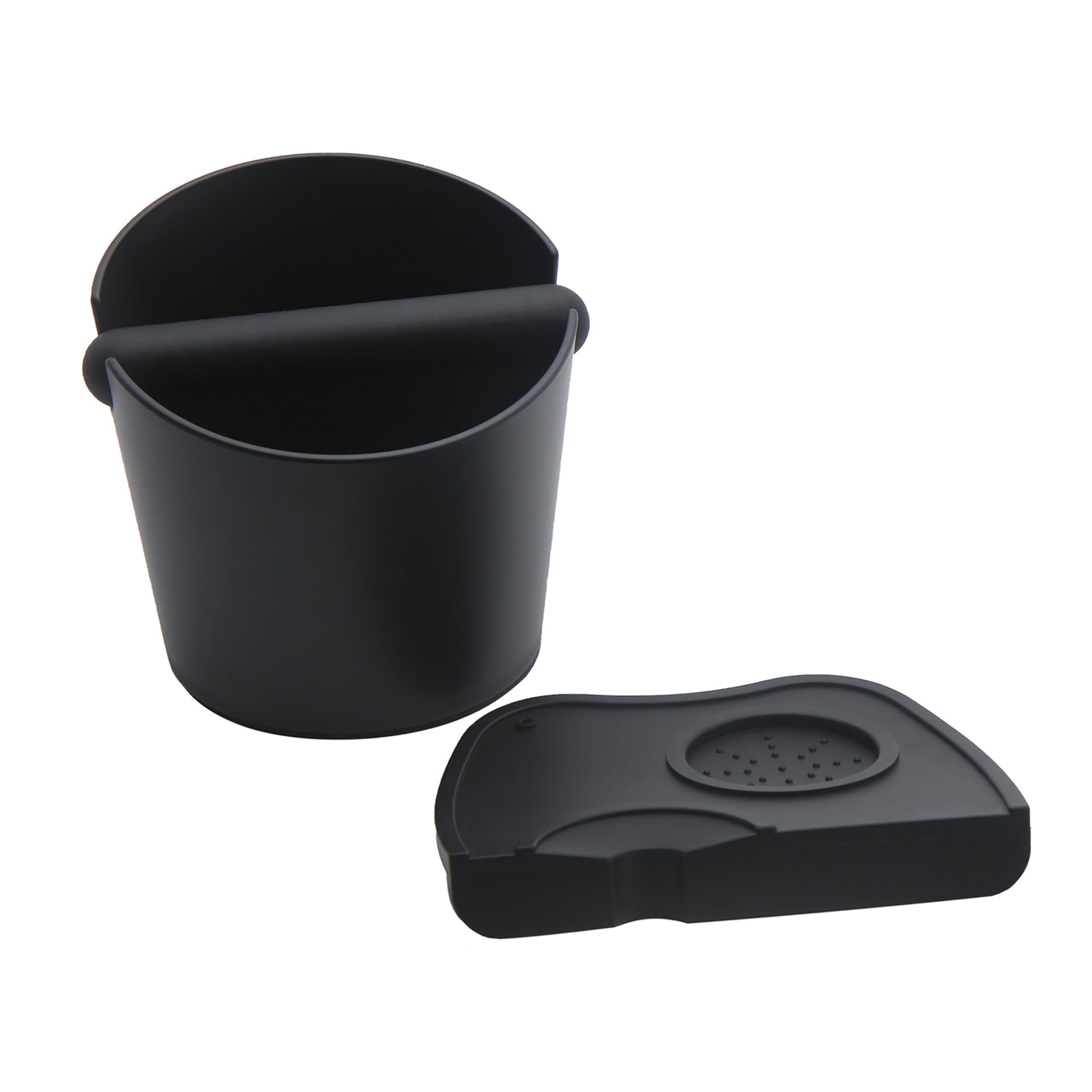 IAOSEN Set di 2 tappetini in silicone per caffè espresso da 16 cm, con barra rimovibile e base antiscivolo, per casa, ufficio, barista, bar, negozio