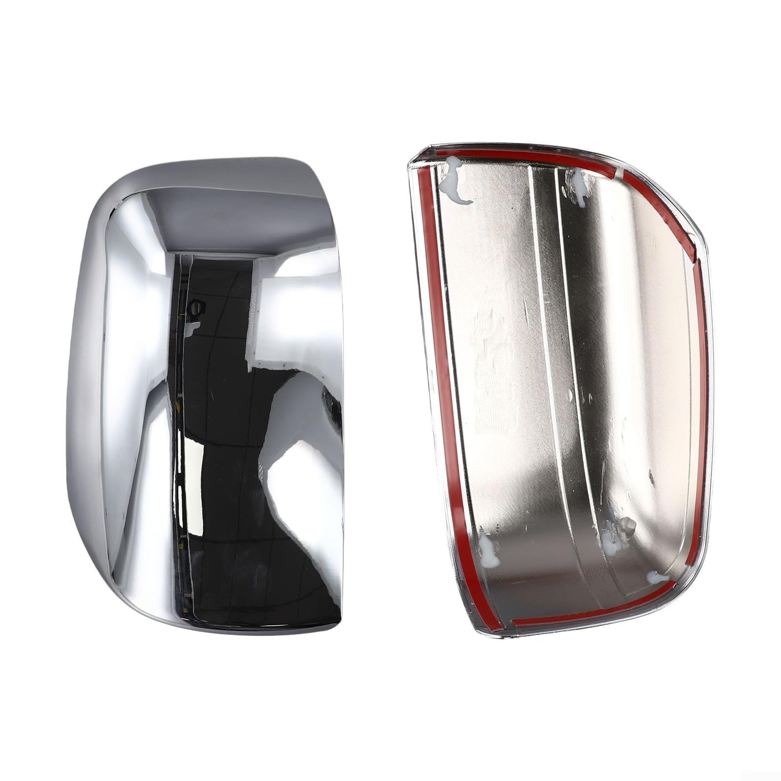 Coques de rétroviseur pour Nissan Qashqai J10 2006-2014 argentées, pack paire gauche droite