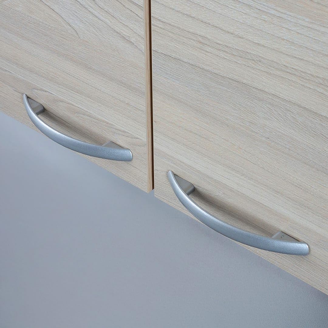 Trentiner Escurreplatos 80 cm Olmo con 2 puertas y 2 estantes – Elegancia natural para tu cocina