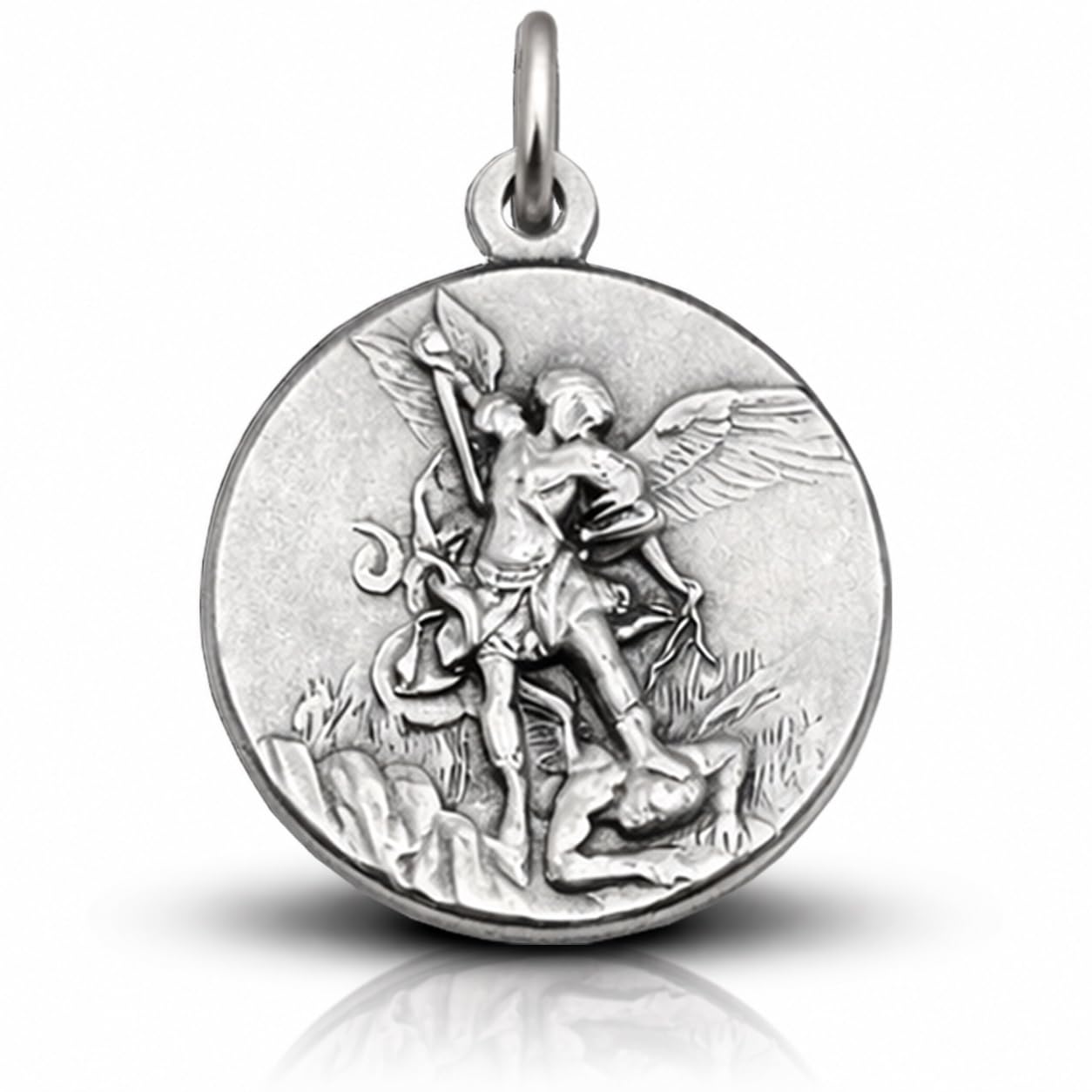 I G J LOT DE 3 (TROIS) - MÉDAILLES DE SAINT MICHEL ARCHANGE - MÉDAILLES DES SAINTS PATRONS -100% MADE IN ITALY