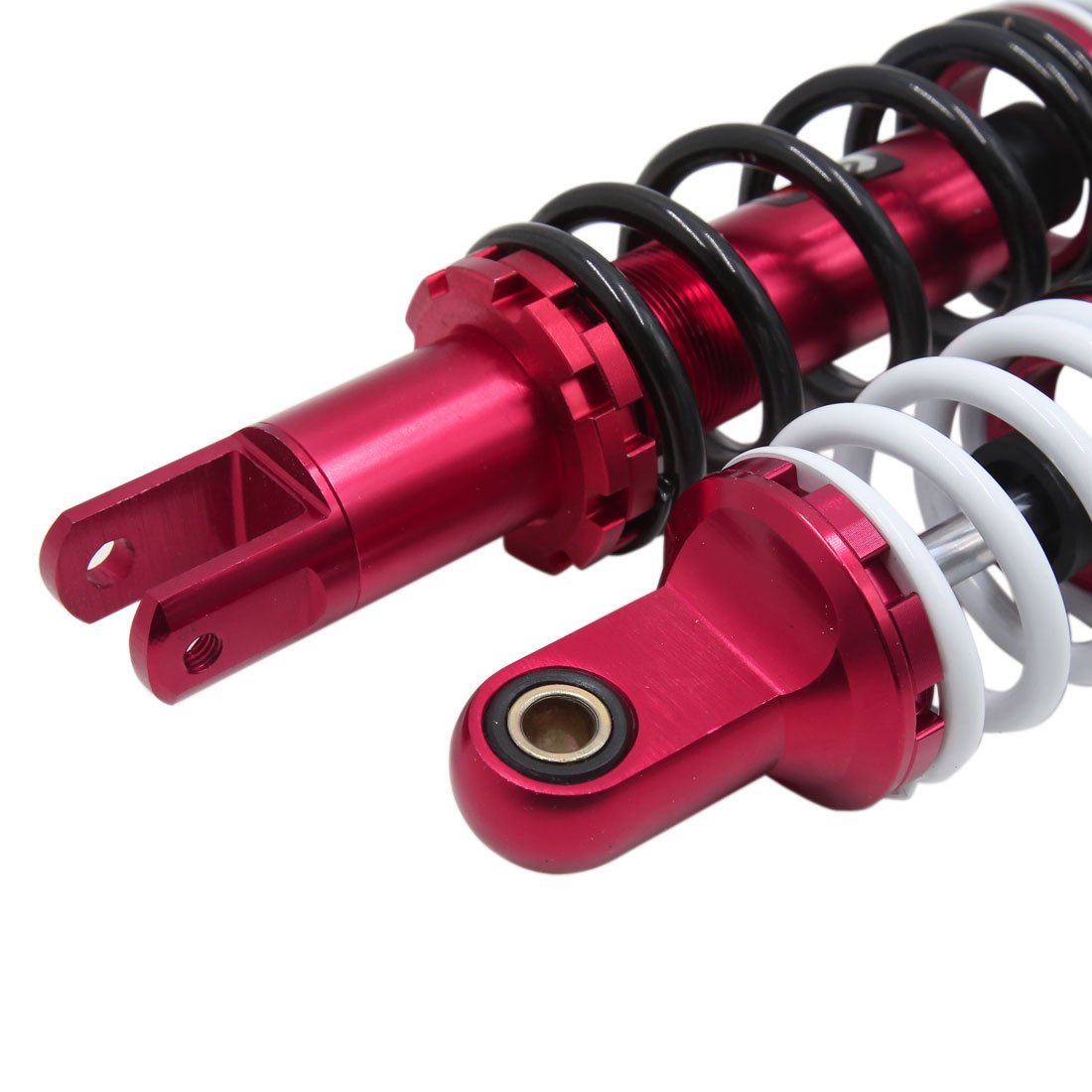 Ruilogod 2 szt 12.5" Długość Red White Rear Air Amortyzatory Zawieszenie Zderzak dla motocykli