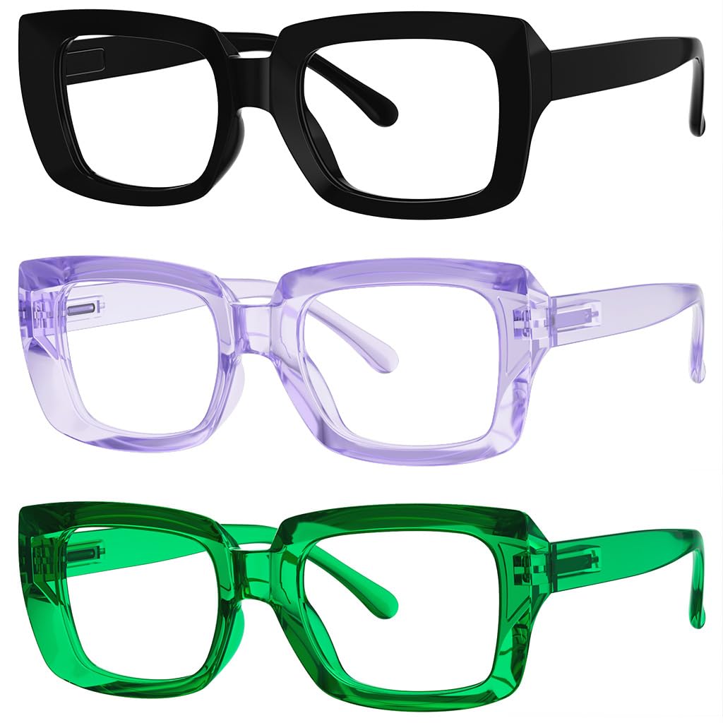 Eyekepper Reading Glasses for Women, 2.00 Readers, 3 Pack Stylish Cheaters
