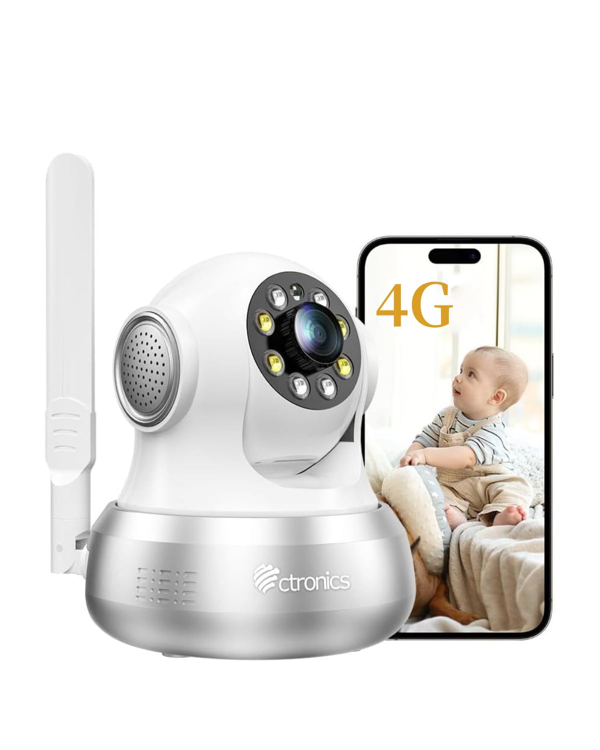4G防犯カメラCtronics CTIPC-750C-S 室内用カメラ – jp.ctronics