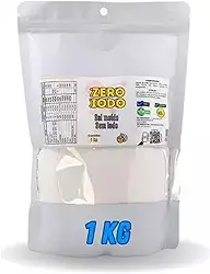 Sal Marinho Moído Sem Iodo 1kg 100% Natural Integral