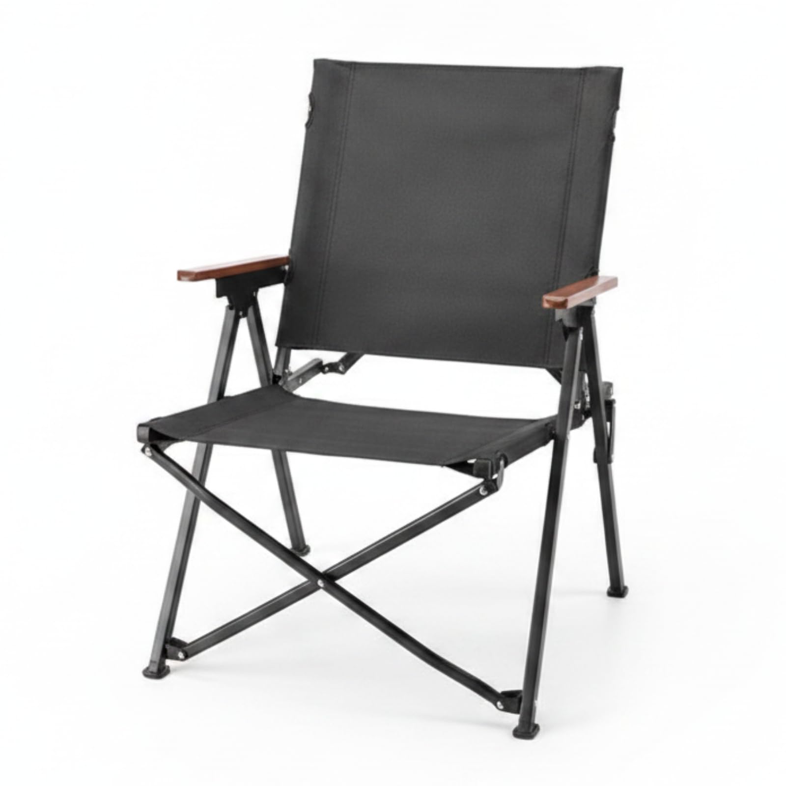 Harilla Siège de Camping Repliable avec Structure en Acier au Carbone et Tissu Oxford pour Les Activités de Plein Air et Les Loisirs Créatifs, Noir Encre